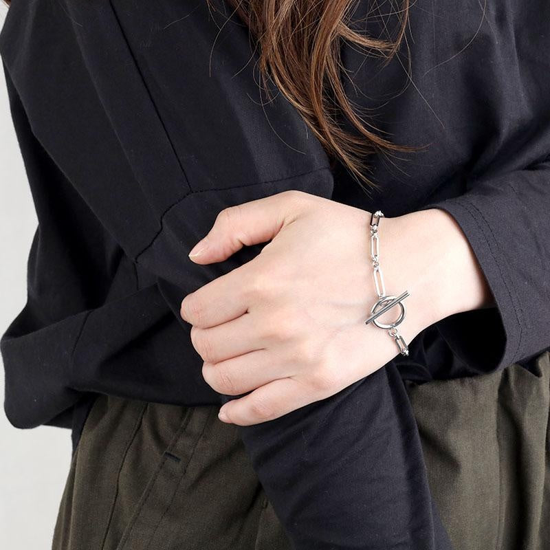 Link T-Bar Bracelet | Golden Blanco