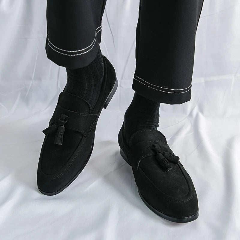 Ettore Suede Tassel Loafer